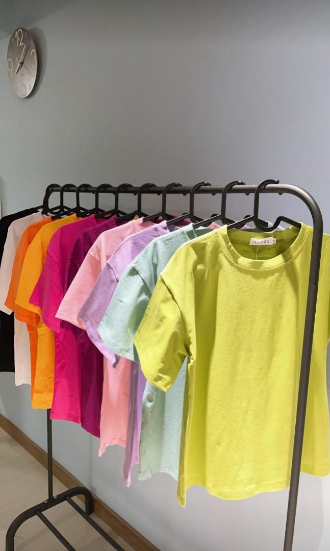 Colourful Basic Tee (Category: Shirts) located in Singapore. Submitted by huiting16 (Listing ID 1106133414, Image 1). Description: 🌟 BT001 - Colourful Basic Tee 🌟 彩色上衣经典款 🔹10 color available 🔹Available in S - 2XL 🔹Made of cotton 🔹Regular fit 🔹Unisex Clothing S: PTP 19.5”, Length 24”, Shoulder 13” M: PTP 20.5”, Length 24”, Shoulder 13.5” L: PTP 21”, Length 25”, Shoulder 14” XL: PTP 21.5”, Length 26”, Shoulder 14.5” 2XL: PTP 23”, Length 26”,