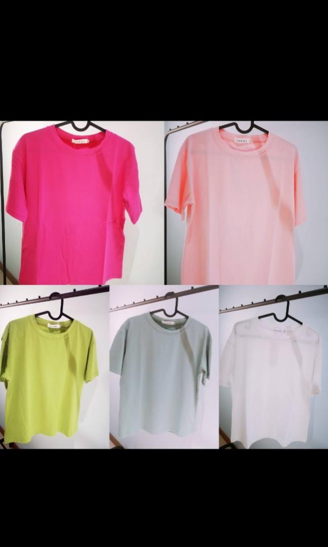 Colourful Basic Tee (Category: Shirts) located in Singapore. Submitted by huiting16 (Listing ID 1106133414, Image 3). Description: 🌟 BT001 - Colourful Basic Tee 🌟 彩色上衣经典款 🔹10 color available 🔹Available in S - 2XL 🔹Made of cotton 🔹Regular fit 🔹Unisex Clothing S: PTP 19.5”, Length 24”, Shoulder 13” M: PTP 20.5”, Length 24”, Shoulder 13.5” L: PTP 21”, Length 25”, Shoulder 14” XL: PTP 21.5”, Length 26”, Shoulder 14.5” 2XL: PTP 23”, Length 26”,