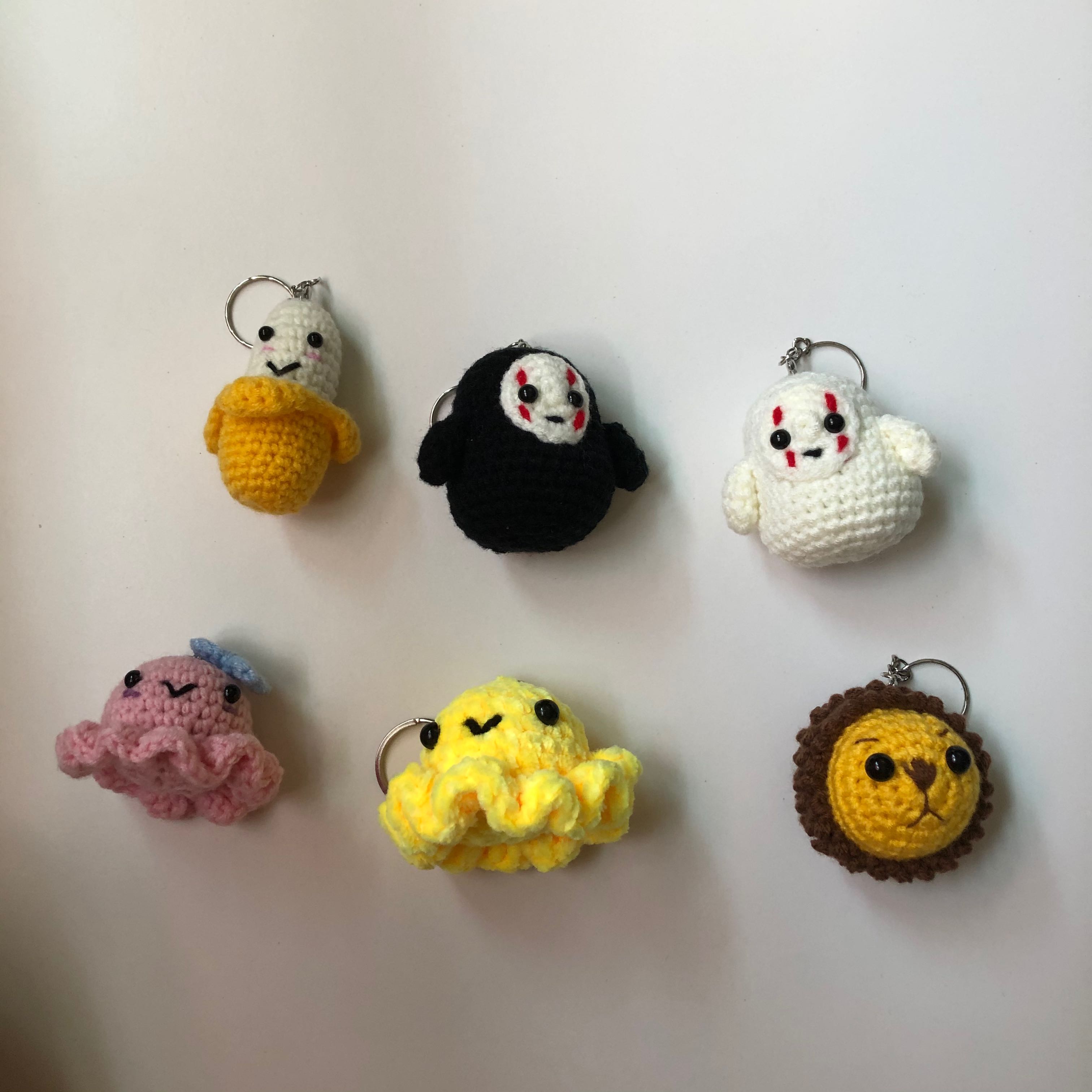 Cute Crochet keychains Hobbies Toys Stationery Craft