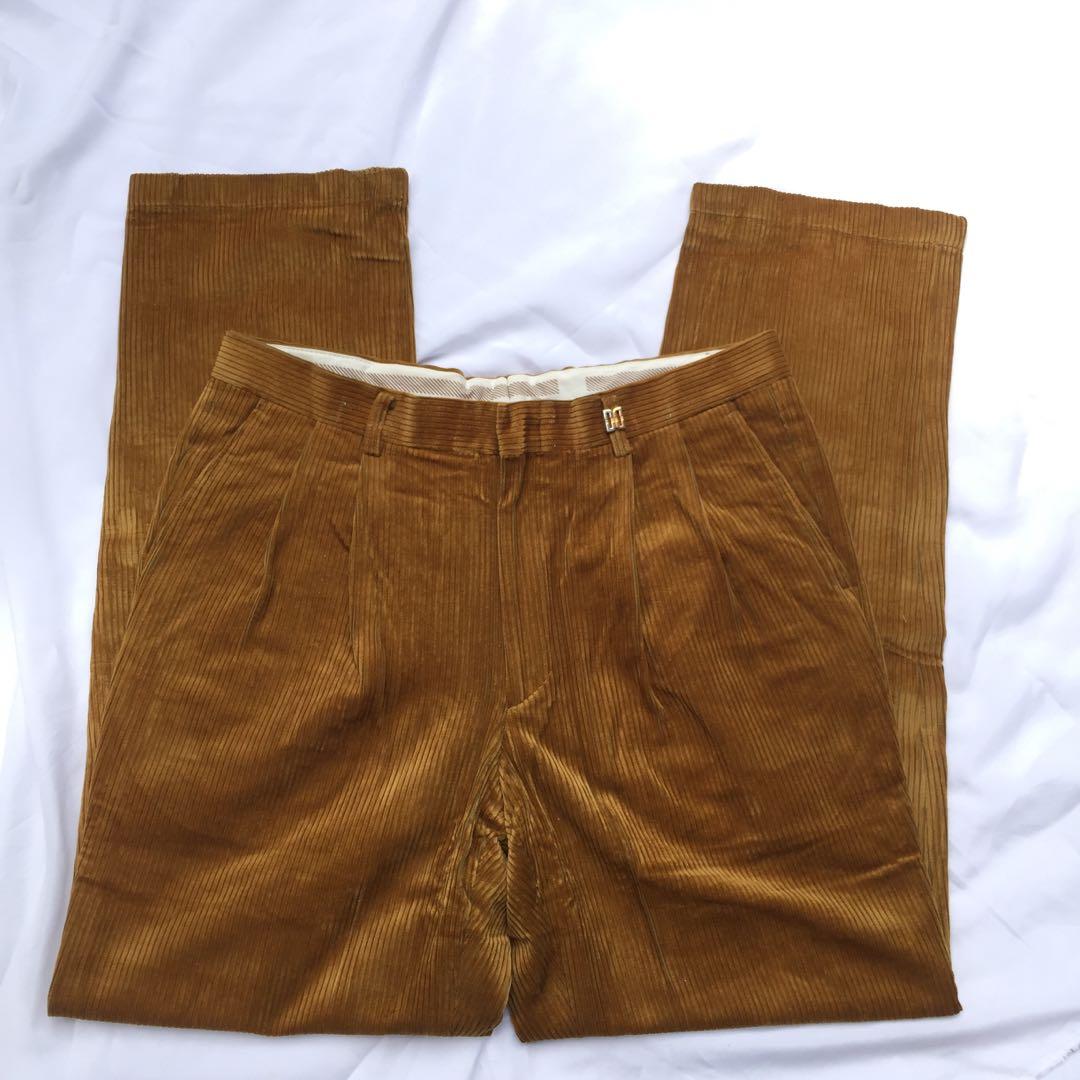 Heavy brown Brisbane Moss cords  Permanent Style