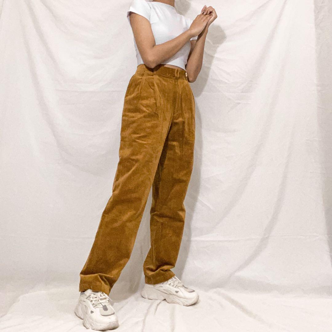 Daks london straight corduroy pants 