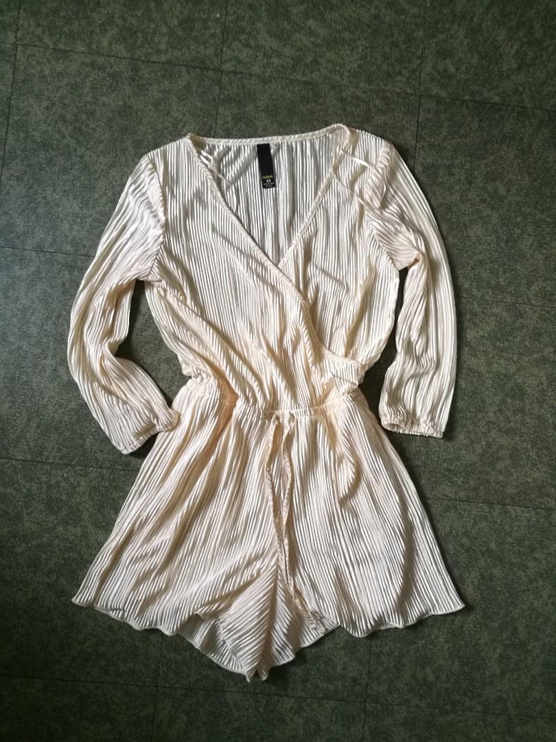 silk romper outfit