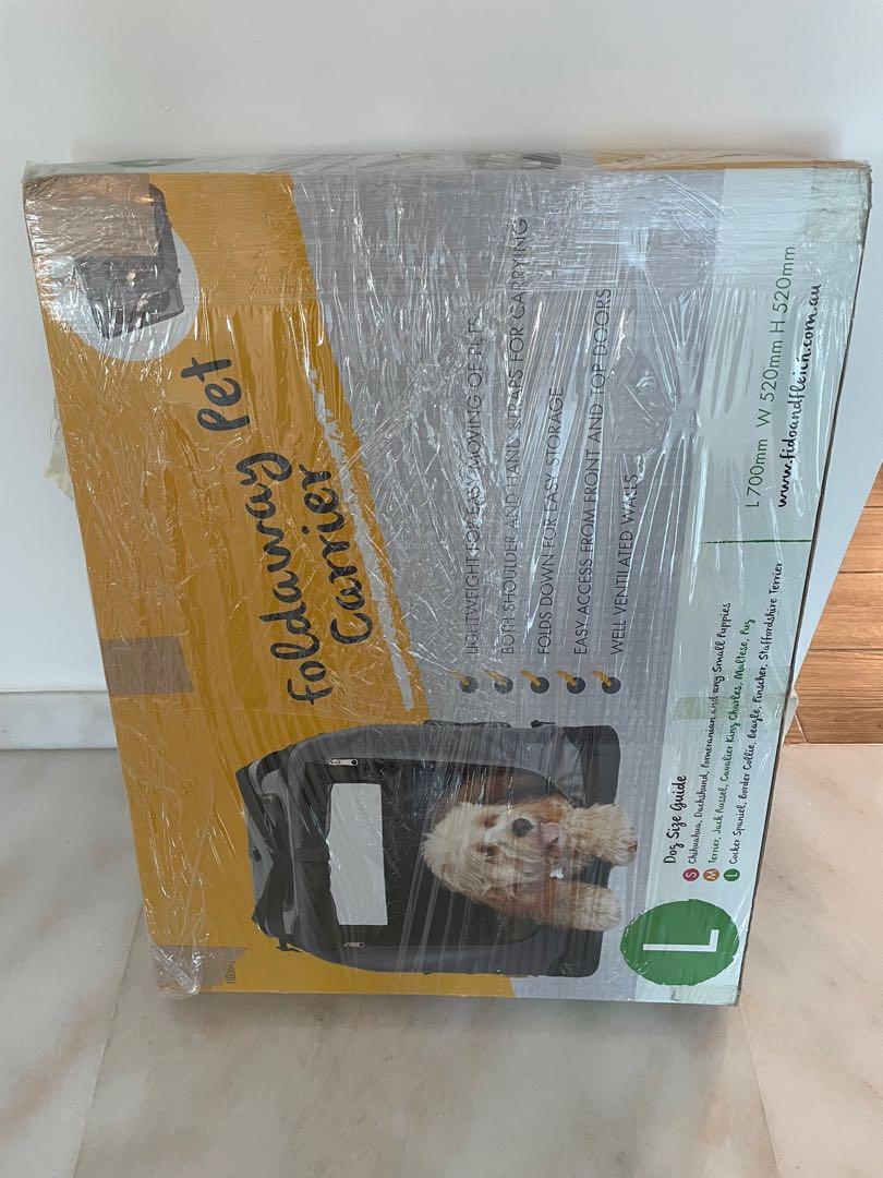 Fido Fletch Foldable Pet Carrier Large Pet Supplies Homes Other Pet Accessories on Carousell