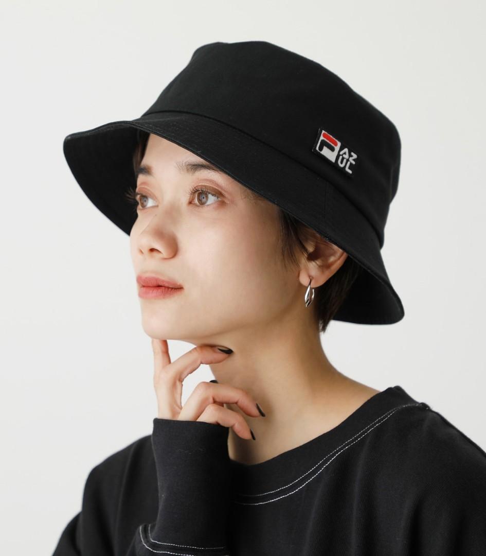 Fila black store bucket hat