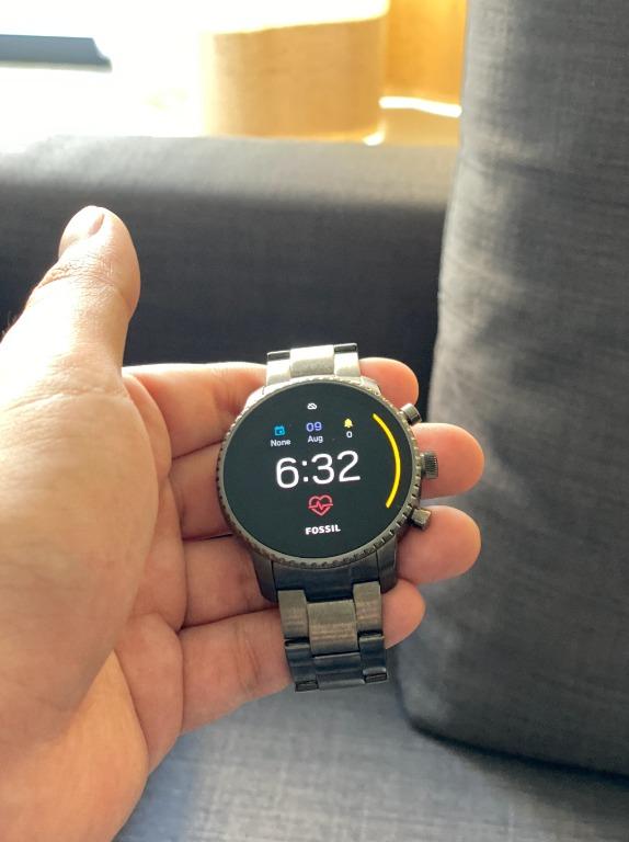 Fossil Gen 4 Explorist HR Stainless Steel FREE Additional Strap Mobile Phones Gadgets Wearables Smart Watches on Carousell