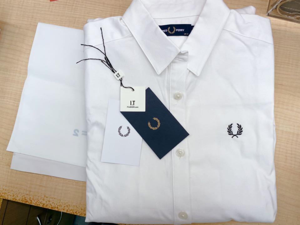 Fred Perry Fishtail shirt dress (Size 8), 女裝, 連身裙 套裝, 連身褲- Carousell