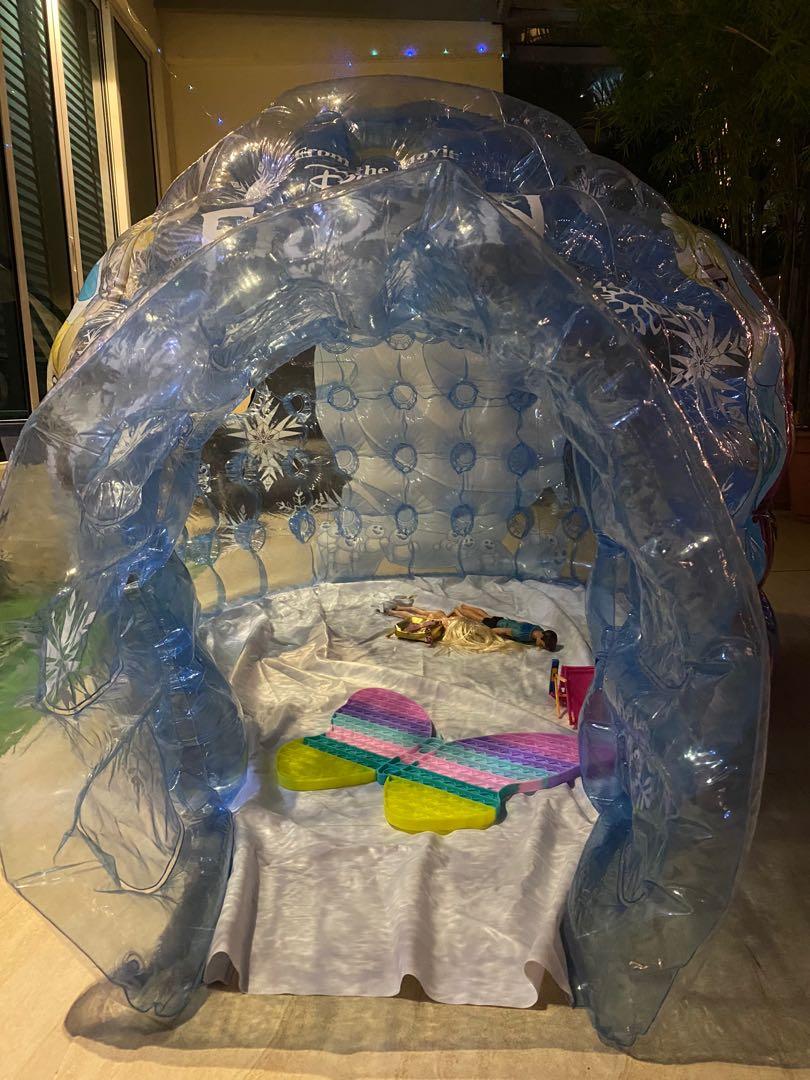 Frozen inflatable igloo, Hobbies & Toys, Toys & Games on Carousell