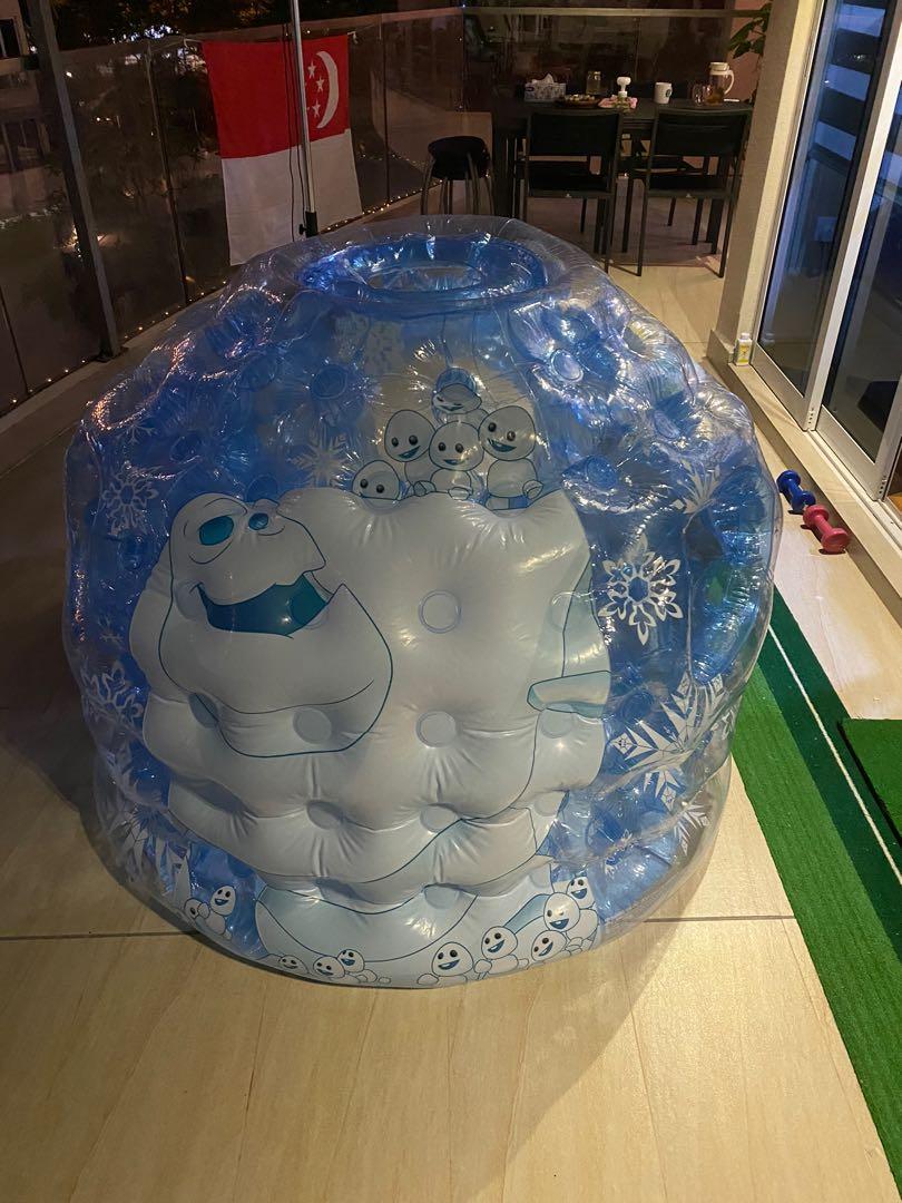 Frozen inflatable igloo, Hobbies & Toys, Toys & Games on Carousell