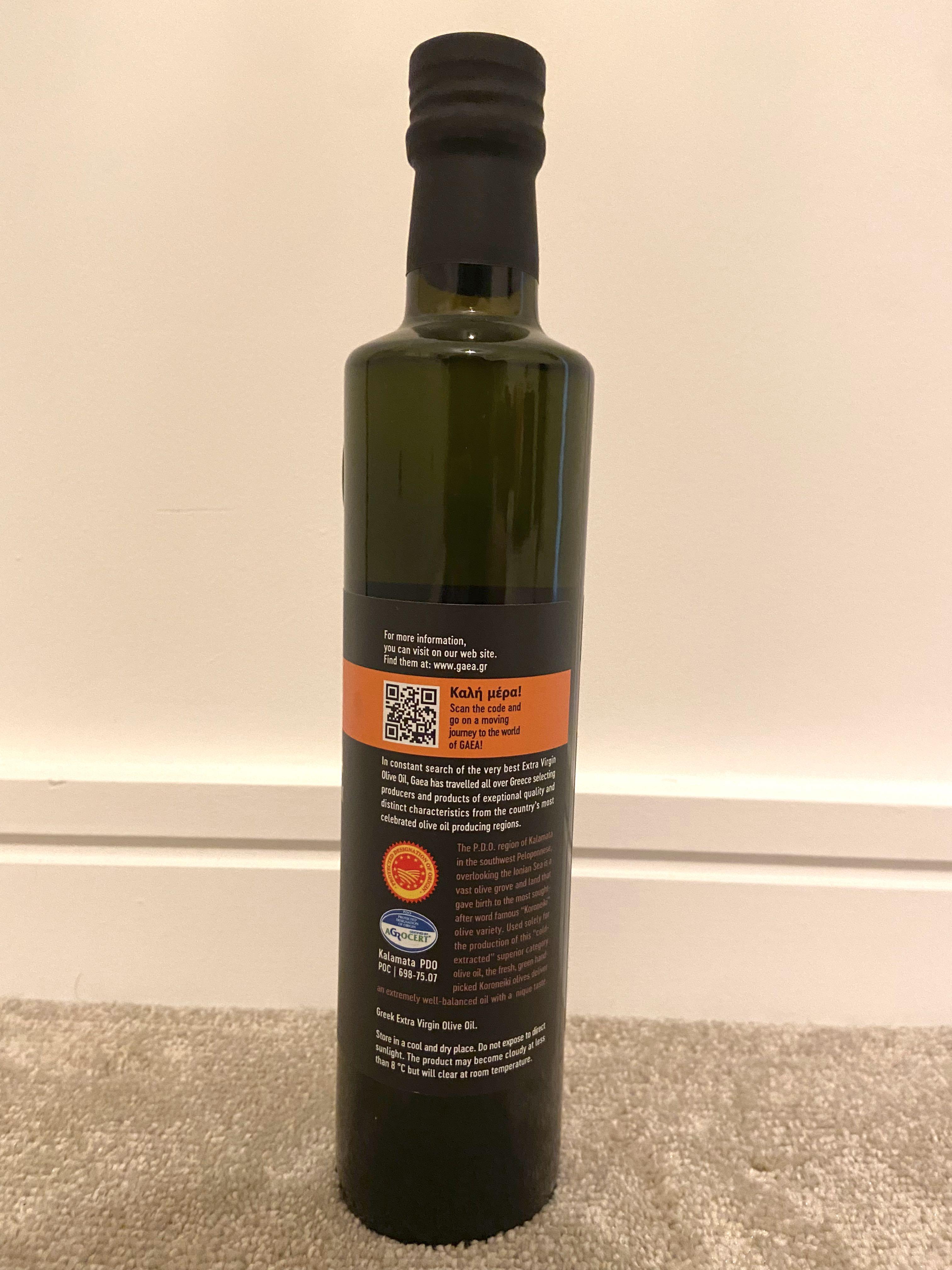 GAEA Kalamata Greek Extra Virgin Olive Oil (500ml), Food & Drinks