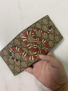 Gucci Supreme KingSnake Wallet Men