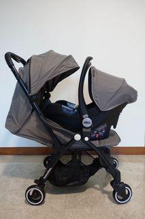 hamilton x1 plus magicfold stroller babies kids going out strollers on carousell