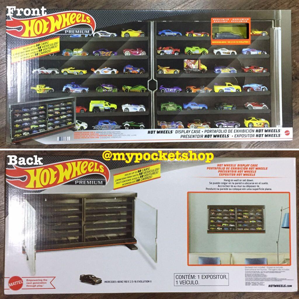 Hot Wheels 50 CARS DISPLAY / STORAGE CASE w/ Exclusive Hotwheels
