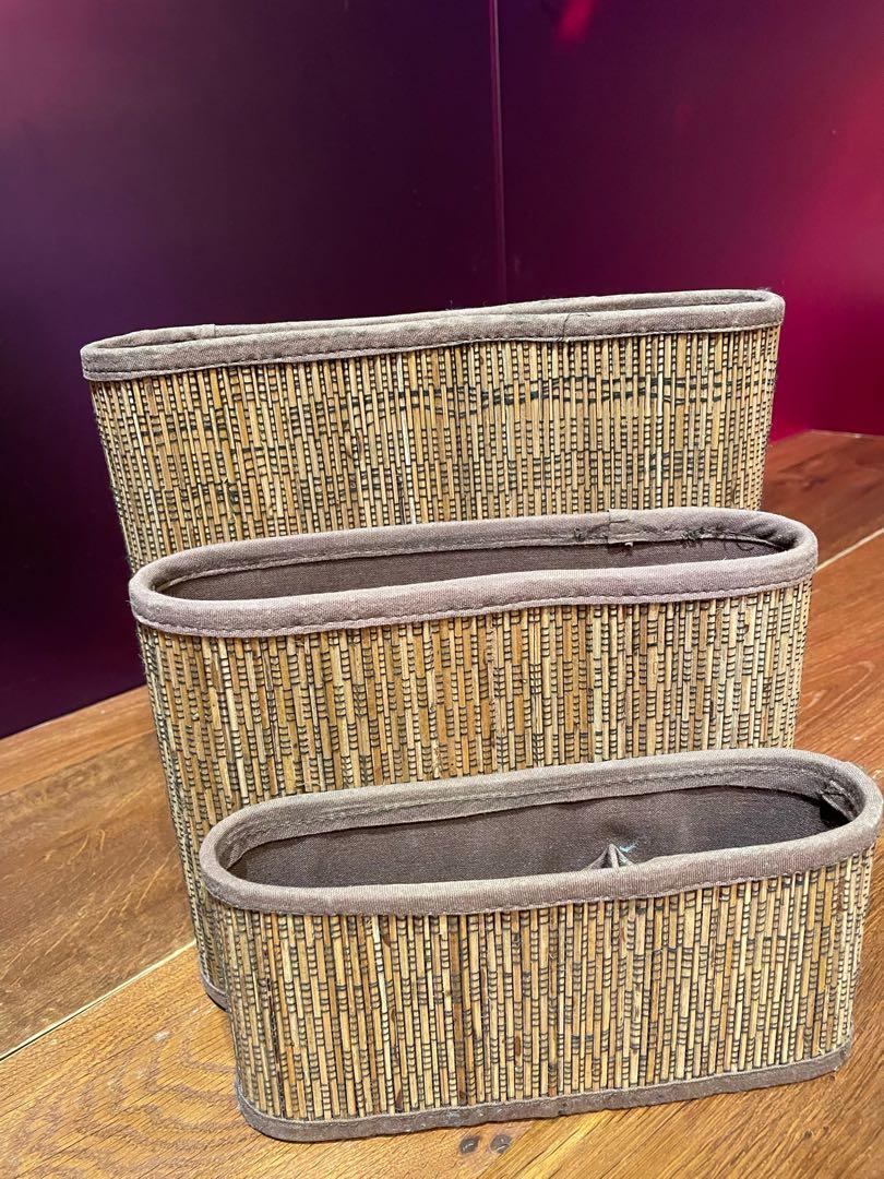 IKEA Bamboo File Organizer, Furniture & Home Living, Home Improvement