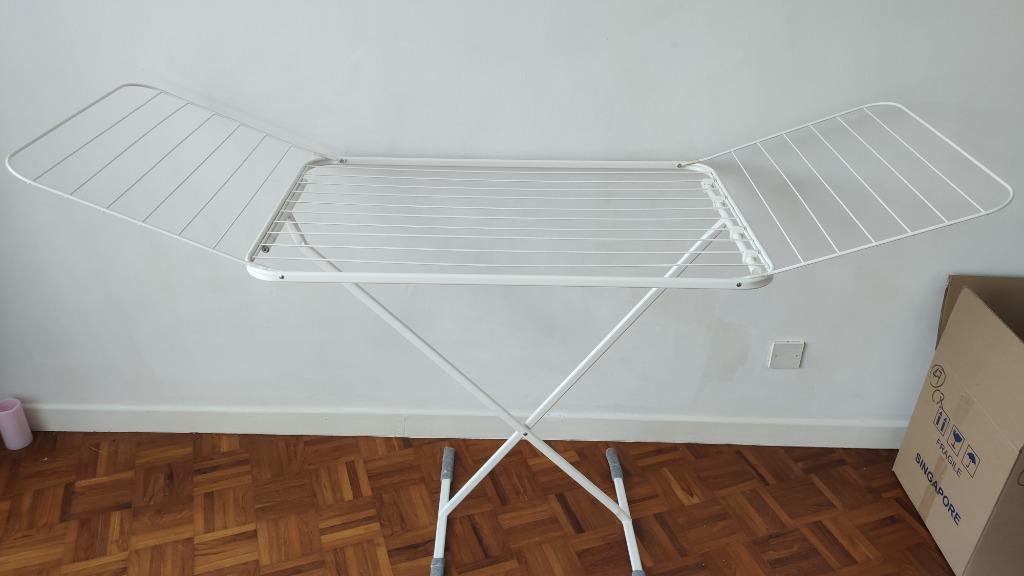 IKEA MULIG Drying rack, in/outdoor, white, Furniture & Home Living