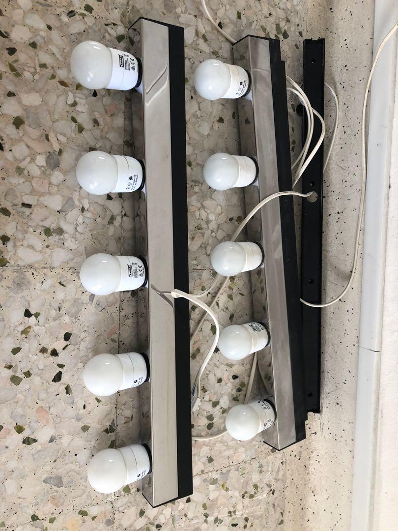 ikea musik wall lamp furniture home living lighting fans lighting on carousell