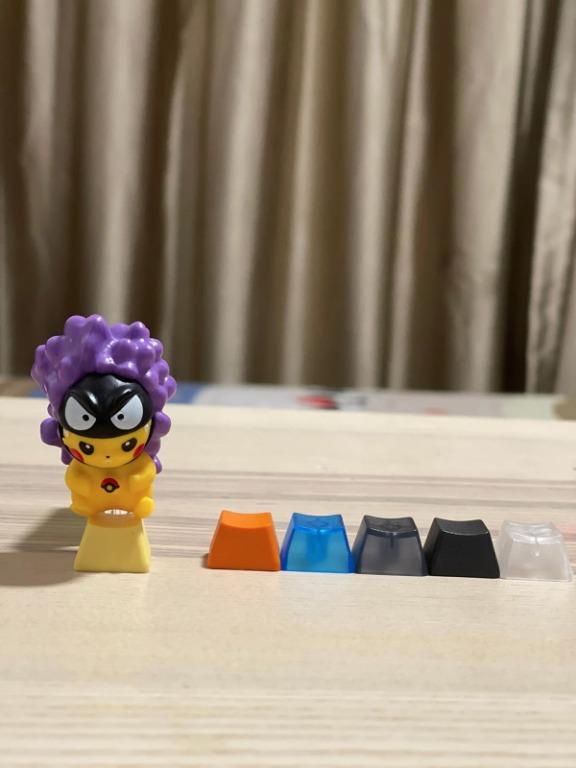 [In-Stock] Customized Mechanical Cute Keycap Pokemon Pikachu cosplay ...