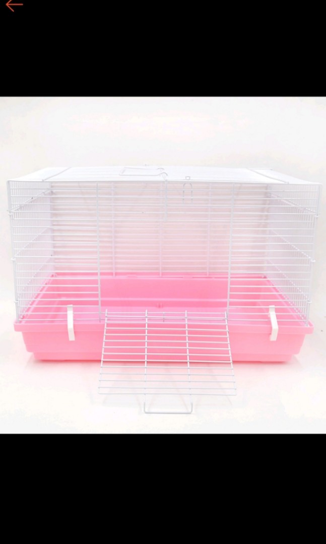 Large pink hamster cage deals