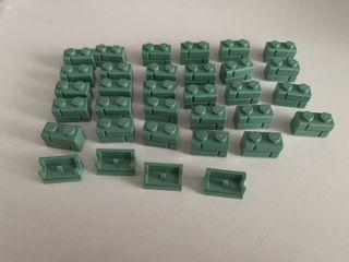 Lego sand green parts