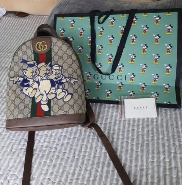 Gucci backpack cheap three little pigs