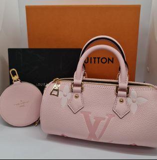 LOUIS VUITTON Papillon BB Crossbody Bag Hand Shoulder Pouch Pink M45707  Auth New