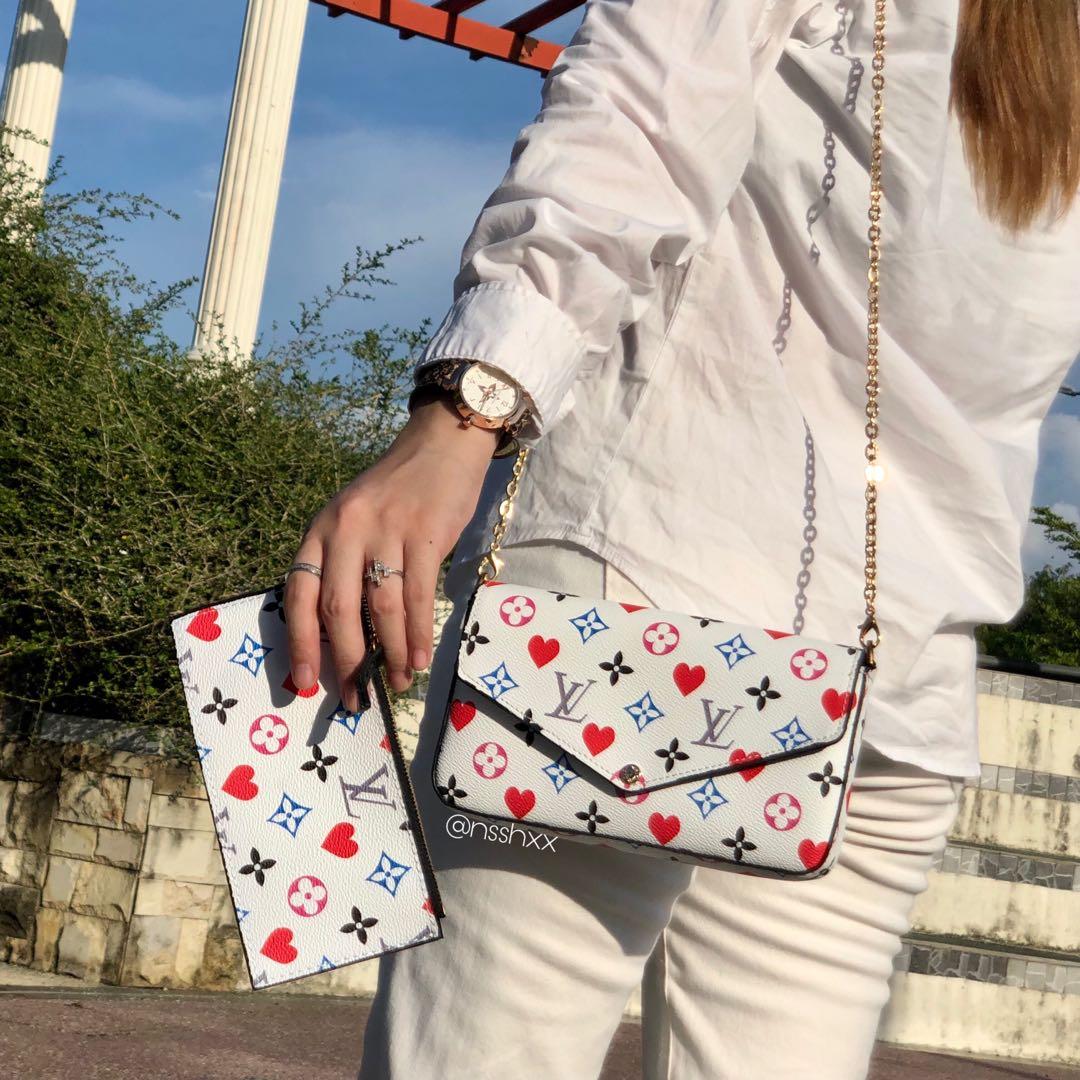 Lv multicolor sling hotsell bag