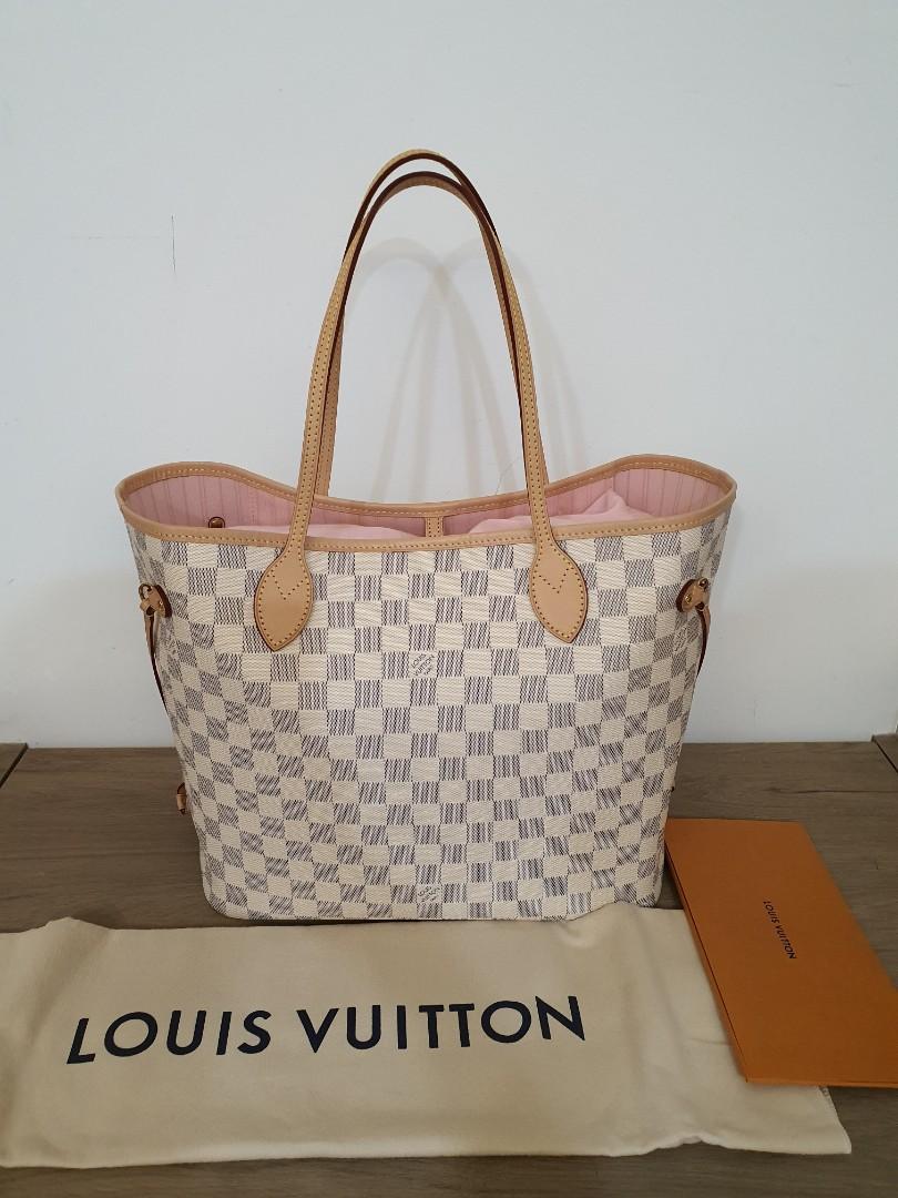 Louis Vuitton neverfull MM in azur ballerina (brand new and