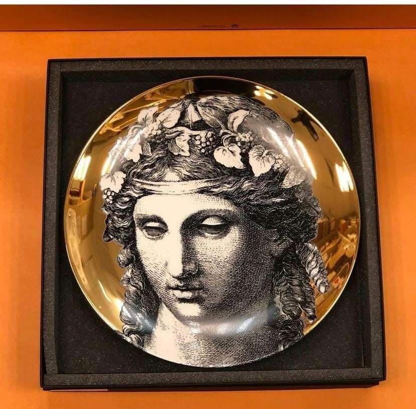 Louis Vuitton x Fornasetti plates (Category: Dinnerware & Cutlery) located in Manila. Submitted by rouge_and_orange (Listing ID 1106091939, Image 1). Description: Set of 6 Or 75k each plate .