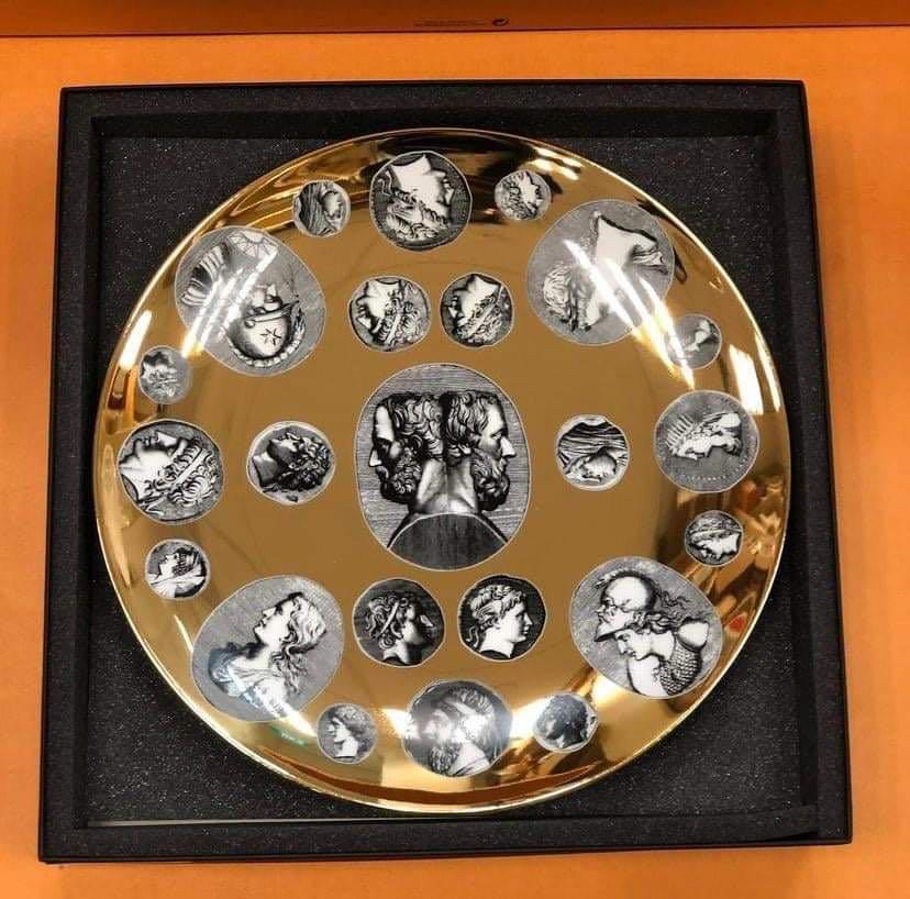 Louis Vuitton 2021-22FW Fornasetti Mural Plate Set (GI0709)