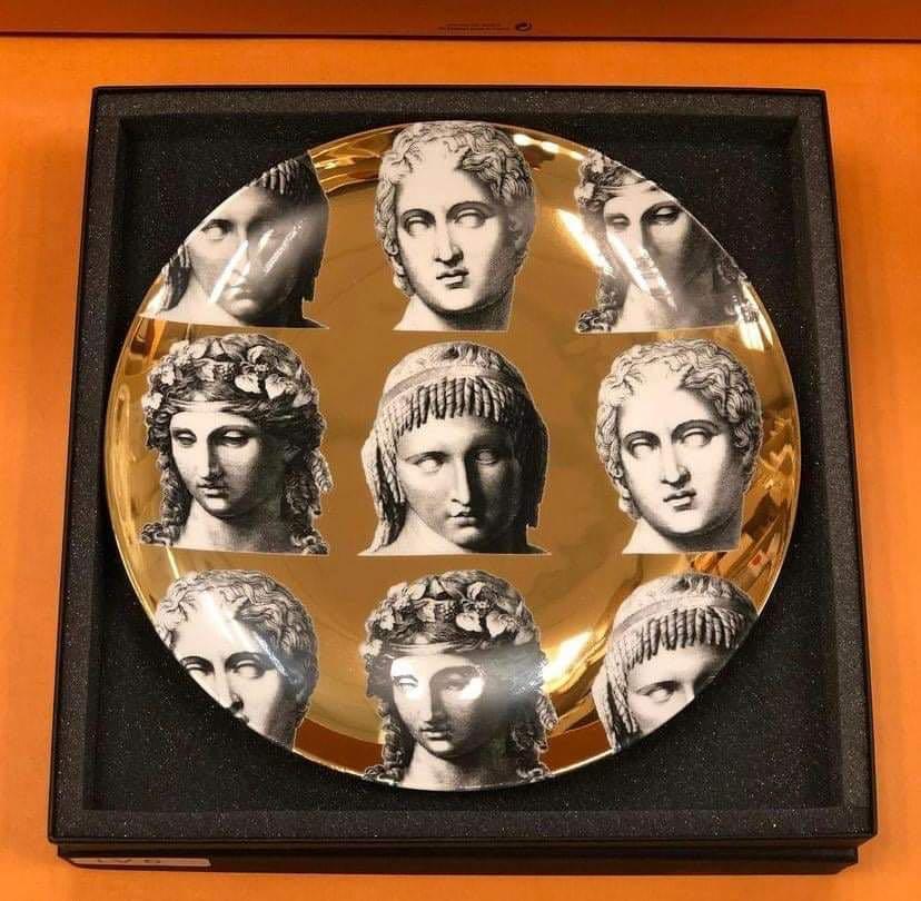 Louis Vuitton x Fornasetti plates (Category: Dinnerware & Cutlery) located in Manila. Submitted by rouge_and_orange (Listing ID 1106091939, Image 3). Description: Set of 6 Or 75k each plate .