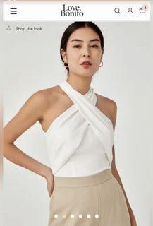 Love Bonito Lana Halter Neck Top, S size