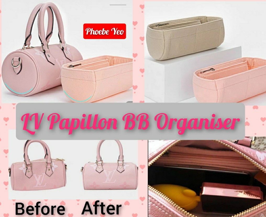 (1-280/ LV-Papillon-BB) Bag Organizer for LV Papillon BB