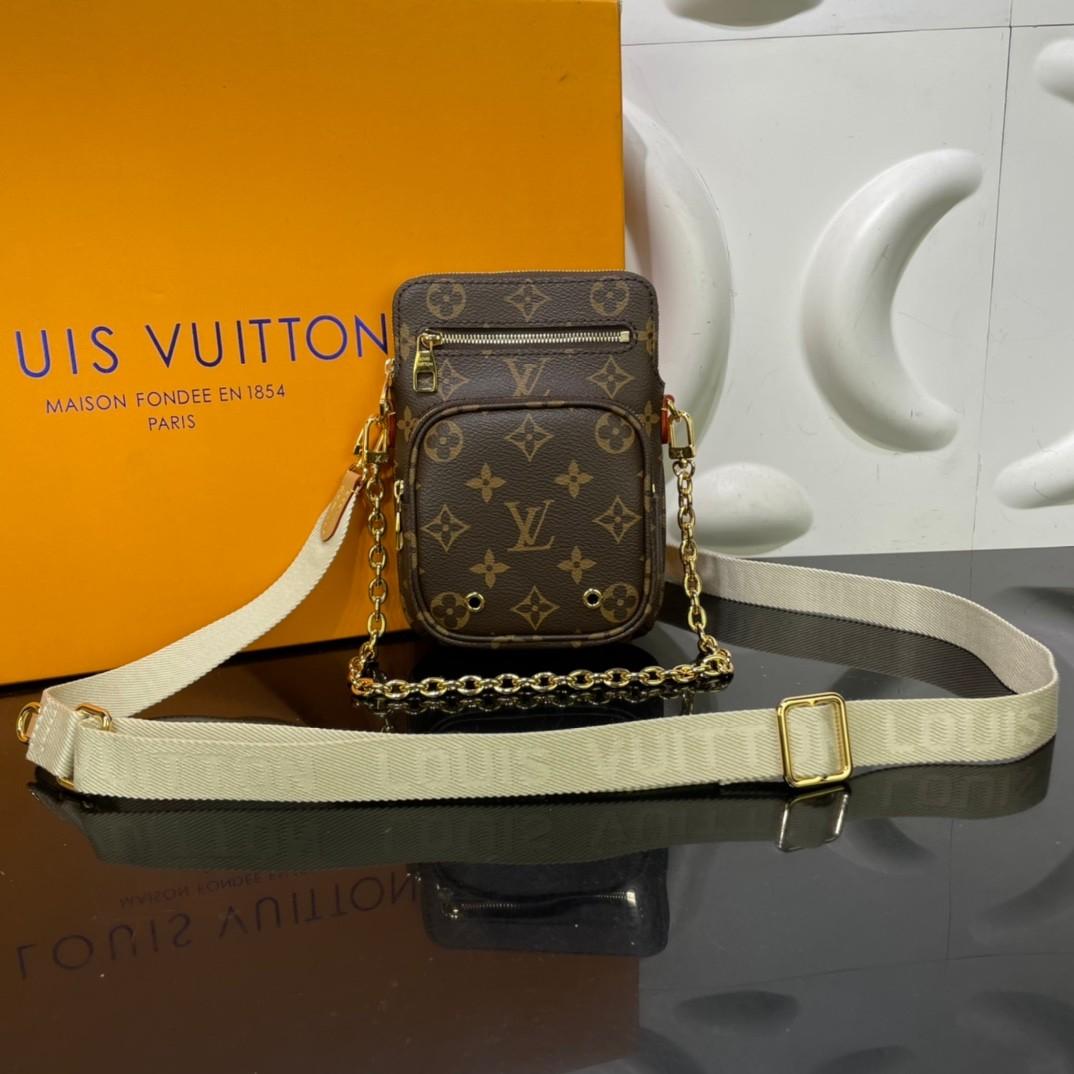 Louis Vuitton Utility Phone Sleeve Bag Monogram Canvas