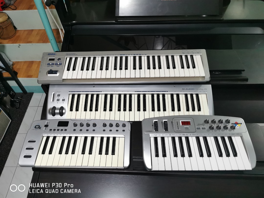 M audio keyrig49 usb keyboard controller digital piano, Hobbies & Toys ...
