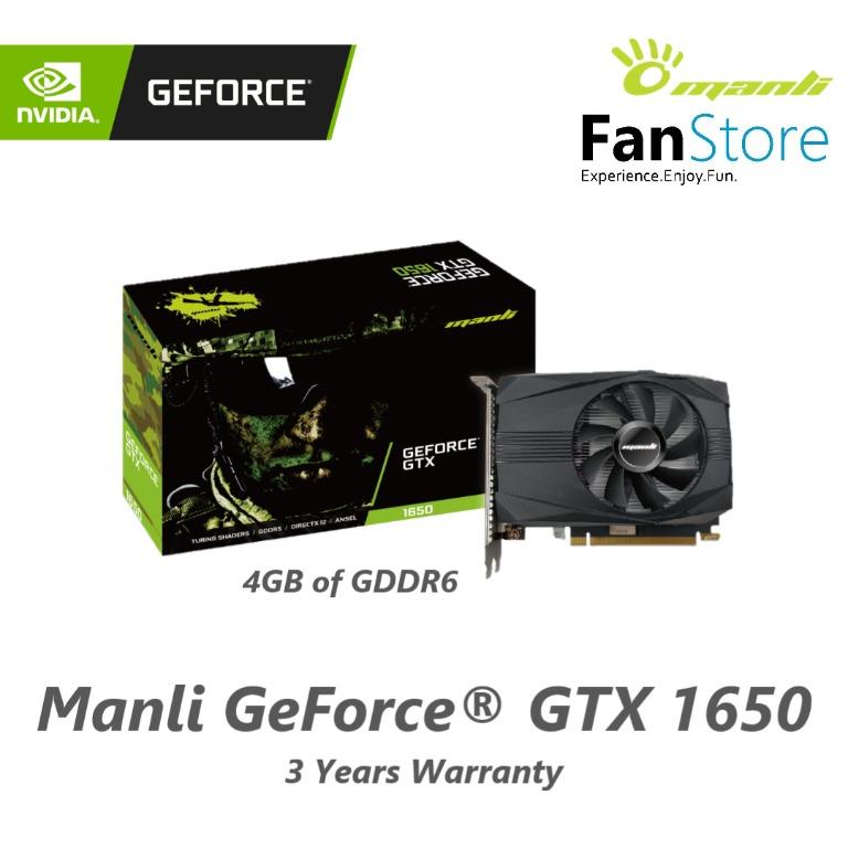 Manli geforce gtx 1650 4gb 2025