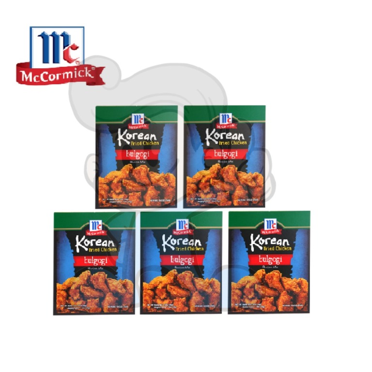 McCormick Korean Fried Chicken Bulgogi Recipe Mix (5 x 45 g), Food & Drinks, Spice & Seasoning