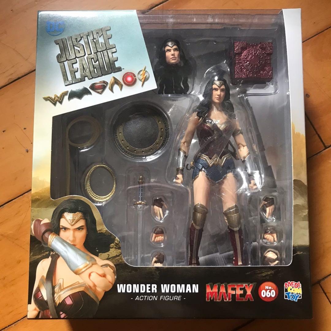 Medicom MAFEX 060 JL Justice League Wonder Woman Figure 神奇女俠