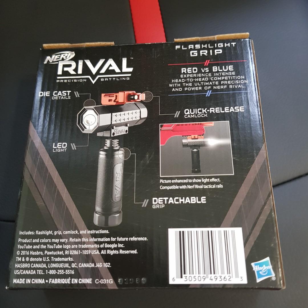 Nerf rival cheap flashlight grip compatibility