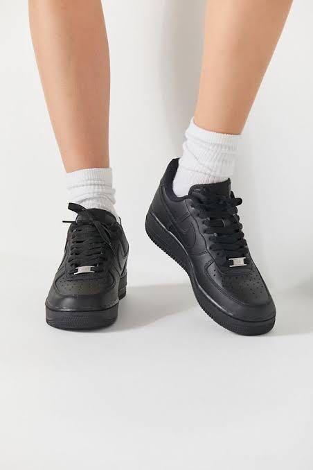 Nike Air Force 1 Triple Black Women s Fashion Footwear Sneakers