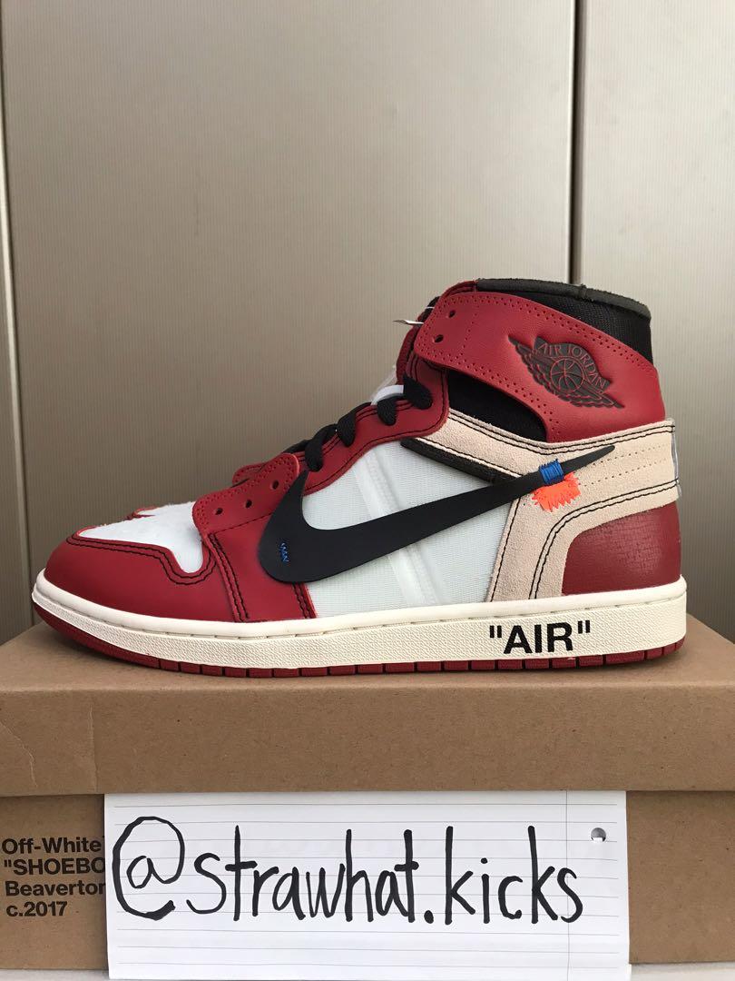 Chicago ow jordans clearance