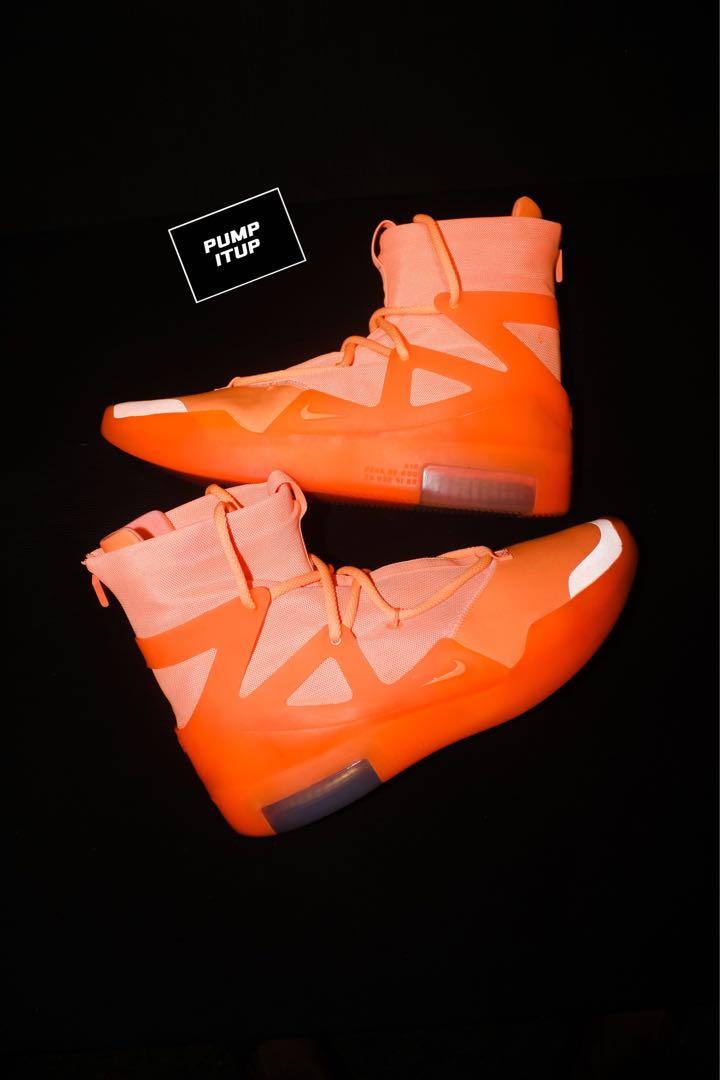 Nike Air x Fear of God 1 Orange Pulse Men s Fashion Footwear