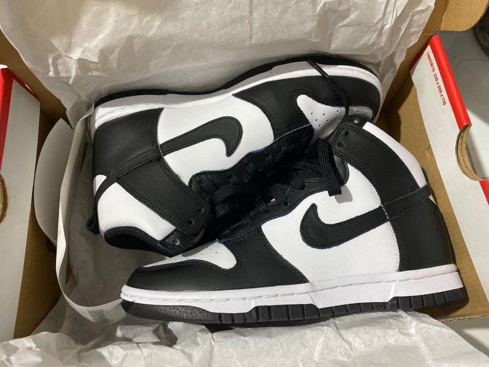 Nike Dunk High Panda, Men's Fashion, Footwear, Sneakers on Carousell