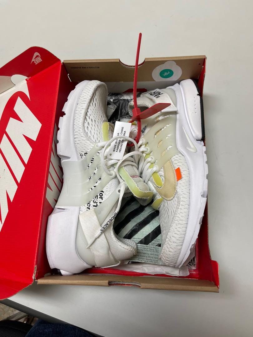Nike Presto X Off White Men s Fashion Footwear Sneakers on