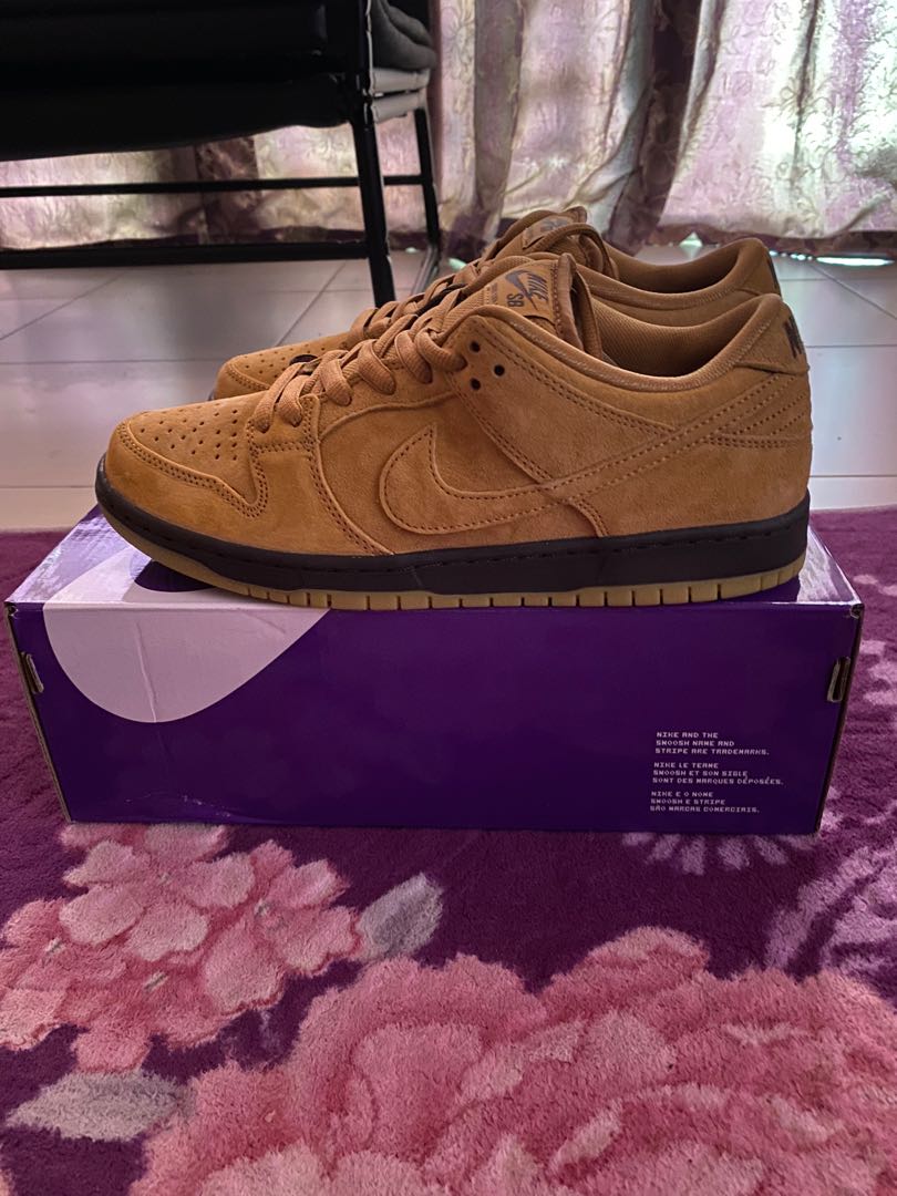 sb dunk low pro wheat