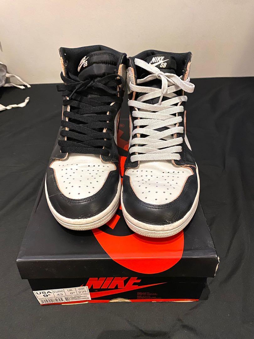 Nike SB Jordan 1 NYC to PARIS US 9.5 Custom
