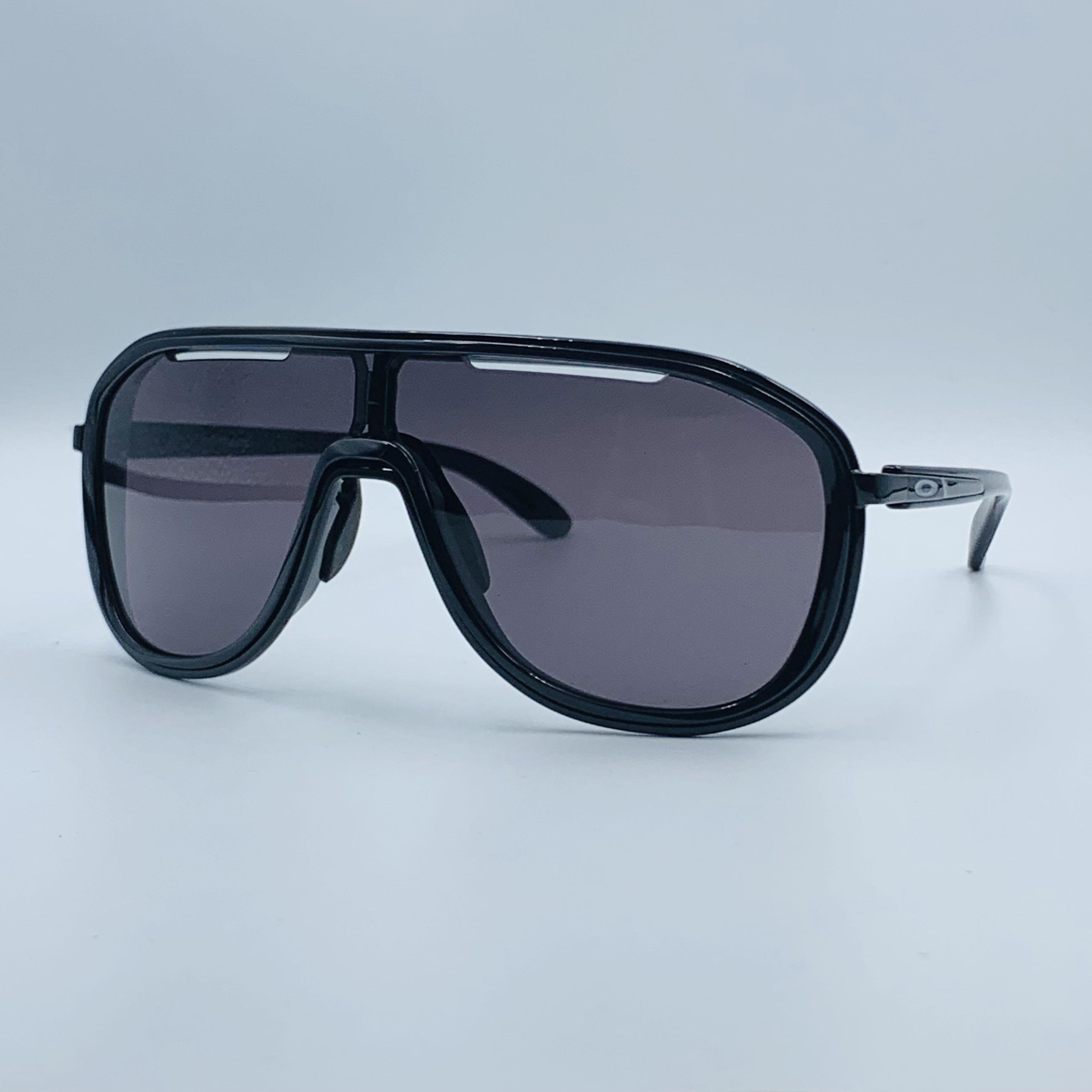 Oakley Outpace polished black warm grey Women s Fashion Watches Accessories Sunglasses Eyewear on Carousell