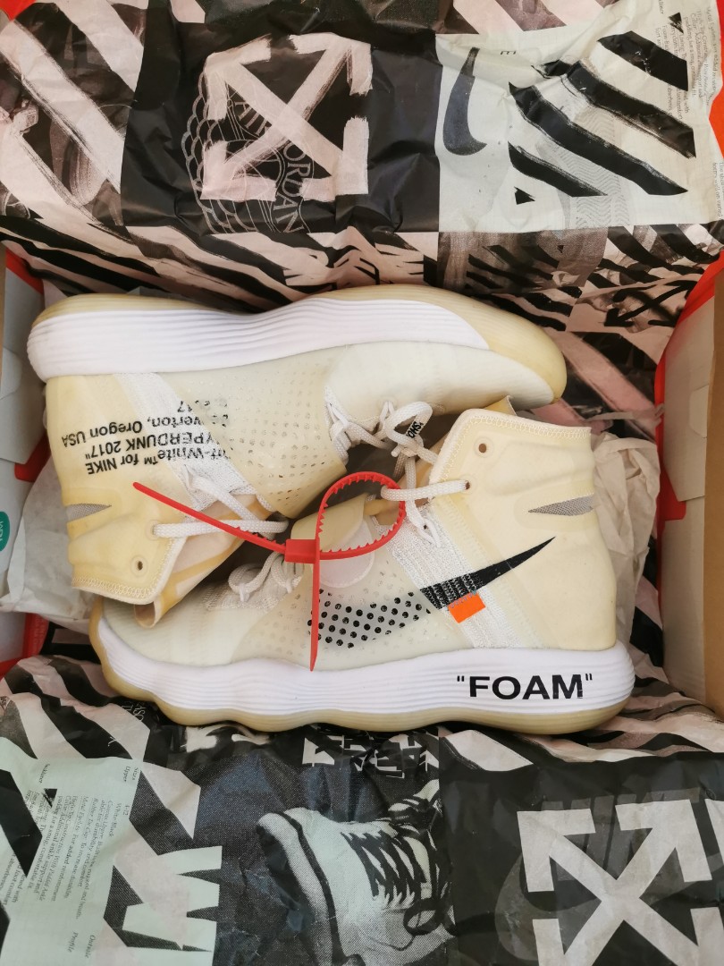 React hyperdunk hotsell off white