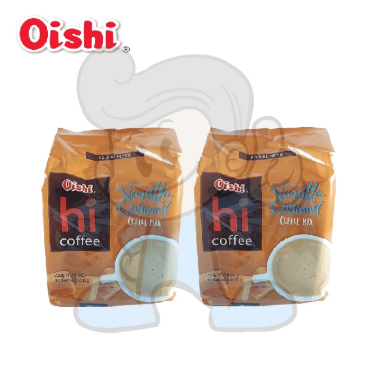 Oishi Hi Coffee Vanilla Caramel Coffee Mix (2 x 220 g), Food & Drinks