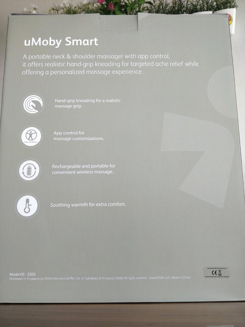 Osim uMoby Smart neck & shoulder massager, Health & Nutrition, Massage Devices on Carousell