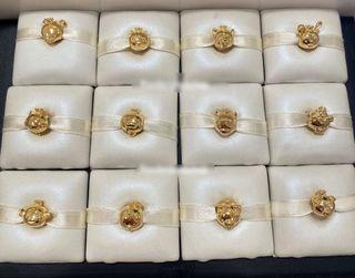 Pandora authentic Chinese New Years gold shine plated charms!! 1050 each! Take 3 charm 2700