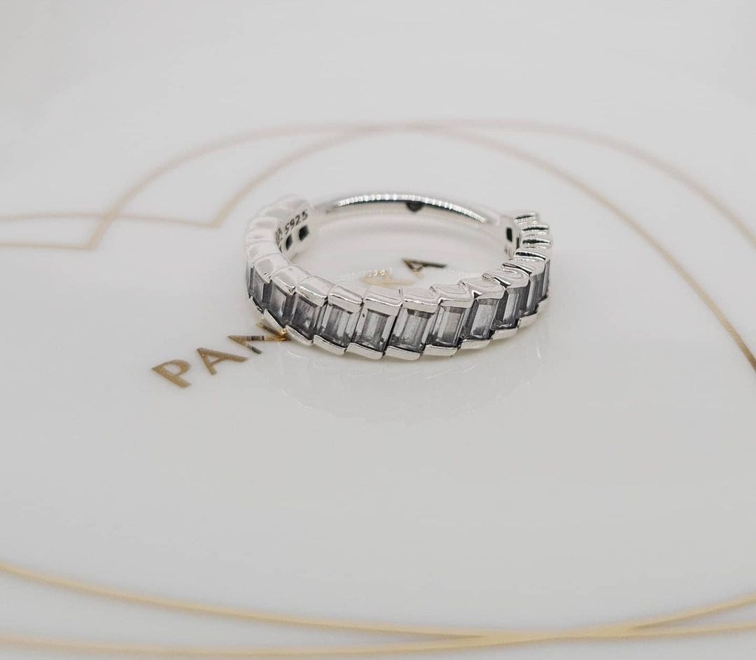 Pandora ice cube ring sizes 5 6 7 8 9 authentic